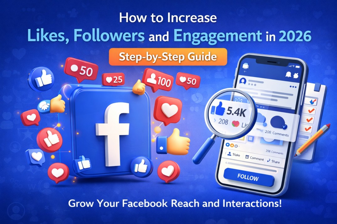 How to Increase Likes, Followers and Engagement in 2026 Step-by-Step Guide